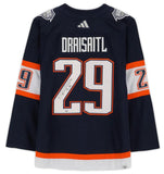 LEON DRAISAITL Autographed Oilers Authentic 22/23 Reverse Retro Jersey FANATICS