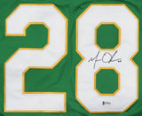 Matt Olson Signed Oakland Athletics Majestic MLB Jersey 2018 (Beckett COA) 1 B.