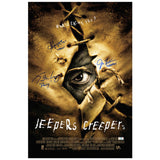 Jonathan Breck, Justin Long & Philips Autographed Jeepers Creepers 16x24 Poster