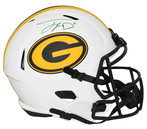 JAYDEN REED SIGNED GREEN BAY PACKERS LUNAR FULL SIZE SPEED HELMET BECKETT