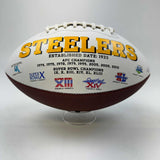 Autographed/Signed George Pickens Steelers Full Size White Panel Logo JSA Holo