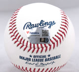 Chipper Jones Autographed Rawlings OML Baseball - Fanatics *Blue