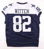 Jason Witten Signed Dallas Cowboys Pro Cut Throwback Jersey (Beckett) Tight End