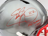 EDDIE GEORGE AUTO OHIO STATE FLASH FULL SIZE AUTH HELMET HEISMAN BECKETT 197133