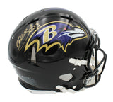 Willis McGahee Signed Baltimore Ravens Speed Authentic NFL Helmet