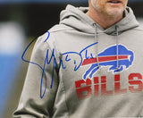 Sean McDermott Signed Framed 11x14 Buffalo Bills Photo BAS