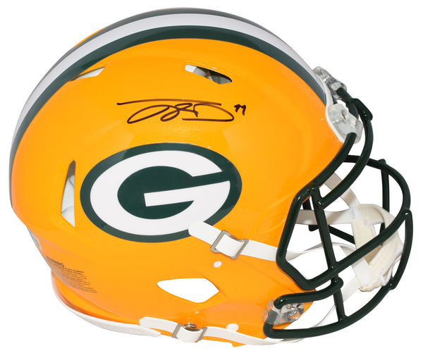 JAYDEN REED SIGNED GREEN BAY PACKERS FULL SIZE AUTHENTIC SPEED HELMET BECKETT