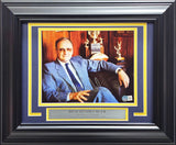 Bo Schembechler Autographed Framed 8x10 Photo Michigan Beckett QR #BL93977