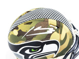 KENNETH WALKER III AUTOGRAPHED SEAHAWKS CAMO SPEED MINI HELMET BECKETT 230068