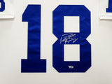 COLTS PEYTON MANNING AUTO FRAMED MITCHELL & NESS JERSEY FANATICS HOLO 203488