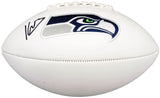 KENNETH WALKER III AUTOGRAPHED SEAHAWKS WHITE LOGO FOOTBALL BECKETT 208157