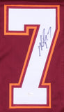 Michael Vick Signed Virginia Tech Hokies Maroon Jersey (JSA) #1 Pick 2001 Draft