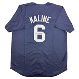 Autographed/Signed Al Kaline Detroit Blue Baseball Jersey JSA COA