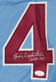 Lenny Dykstra Signed Philadelphia Phillies Jersey Inscribed "Nails" (JSA COA) OF