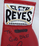 Andre Ward Auto Red Reyes Boxing Glove God Blessn World Champ Beckett V61330