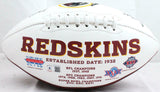 Sonny Jurgensen Autographed Redskins Logo Football w/ HOF-Beckett W Hologram