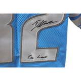 D'Andre Swift Autographed/Signed Blue Pro Style Jersey Beckett 46000