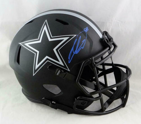 CeeDee Lamb Autographed Dallas Cowboys F/S Eclipse Speed Helmet- Fanatics Auth