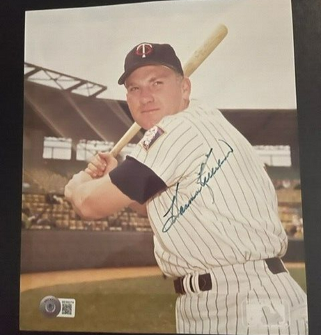 Harmon Killebrew Minnesota Twins 8x10 Photo (Beckett) 1969 AL MVP / 13xAll Star