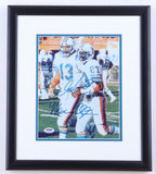 Dan Marino & Mark Clayton Signed Miami Dolphins Custom Framed Photo (PSA COA)