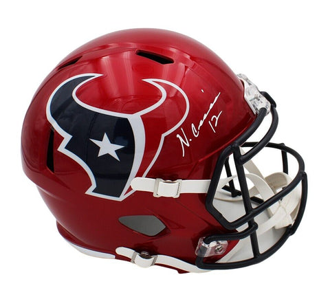 Nico Collins Signed Houston Texans Speed Full Size Alternate 2022 NFL Helmet