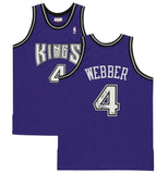 CHRIS WEBBER Autographed "HOF 21" Sacramento Kings Authentic Jersey FANATICS