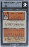 76ers Doug Collins Authentic Signed 1978 Topps #2 Card Autographed BAS Slabbed