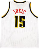 DENVER NUGGETS NIKOLA JOKIC AUTOGRAPHED SIGNED WHITE JERSEY JSA STOCK #232743