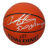 Dennis Rodman Autographed "5x Champ" Spalding I/O Basketball Beckett