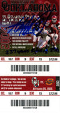 Adrian Peterson Signed Oklahoma Sooners 11/26/05 Ticket Stub Beckett 38569