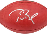 TOM BRADY AUTOGRAPHED NFL SB XXXVIII LOGO FOOTBALL BUCCANEERS FANATICS 202364