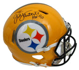 Jack Lambert HOF Signed/Ins Steelers Full Size Speed Authentic Helmet JSA 164403