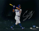 CODY BELLINGER Autographed World Series Champ Spotlight 11 x 14 Photo FANATICS