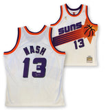 Steve Nash Autographed Phoenix Suns Mitchell & Ness Swingman Jerseys Beckett WHT