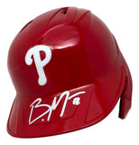 Brandon Marsh Signed Philadelphia Phillies FS Replica Batting Helmet JSA ITP