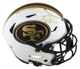 49ers George Kittle "SCK" Signed Lunar Speed Flex Full Size Helmet BAS Witnessed