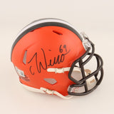 Chase Winovich Signed Cleveland Browns Mini Helmet (Beckett) Ex Michigan Def End