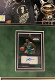 Jaylen Brown Boston Celtics Signed Autographed Prizm Rookie Card Framed To 14x21