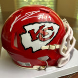 Kadarius Toney Autographed Signed Kansas City Chiefs Mini Helmet Beckett