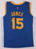 Damian Jones Signed Golden State Warriors Jersey (Beckett COA) 2xNBA Champion