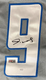 Jameson Williams Detroit Signed Gray Football Jersey JSA Hologram