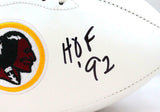 John Riggins Autographed Washington Redskins Logo Football w/HOF-Beckett W Holo