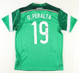 Oribe Peralta Signed Mexican Ntl. Team Soccer Jersey (Beckett) 2012 Gold Medal