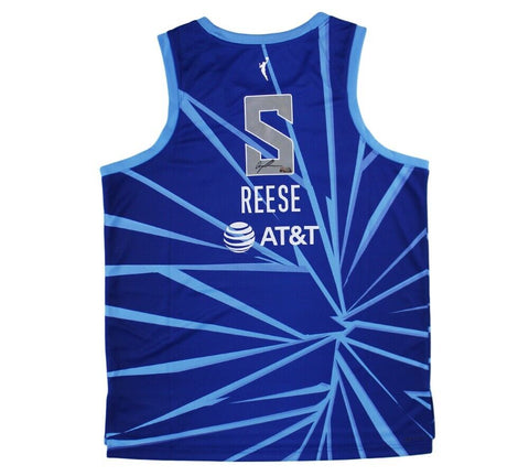 Angel Reese Signed Chicago Sky Nike Blue WNBA Basketball Jersey