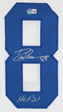 Drew Pearson "HOF 21" Signed White Pro Style Jersey Autographed BAS Witnessed