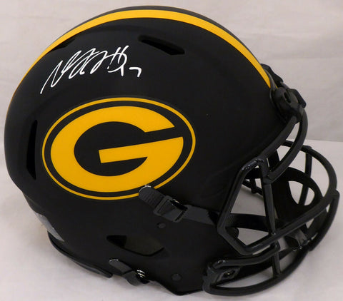 DAVANTE ADAMS AUTOGRAPHED PACKERS ECLIPSE FULL SIZE AUTH HELMET BECKETT 185690