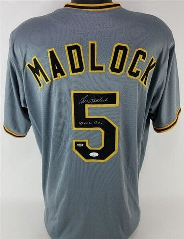 Bill Madlock "4x NL B.C." Signed Pittsburgh Pirates Jersey (JSA COA) 3xAll Star