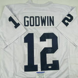 Autographed/Signed CHRIS GODWIN Penn State White Football Jersey PSA/DNA COA