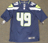 SEAHAWKS SHAQUEM GRIFFIN AUTOGRAPHED BLUE NIKE JERSEY SIZE M MCS HOLO 134401