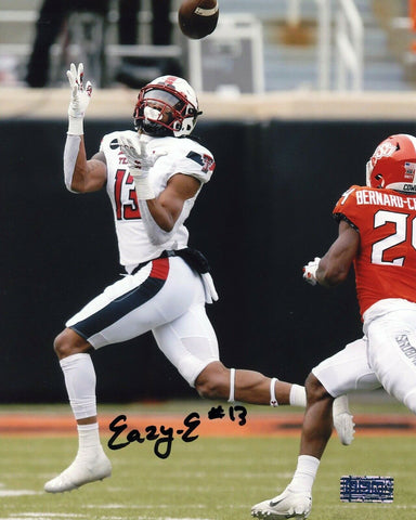 ERIK EZUKANMA SIGNED AUTOGRAPHED TEXAS TECH RED RAIDERS 8x10 PHOTO COA